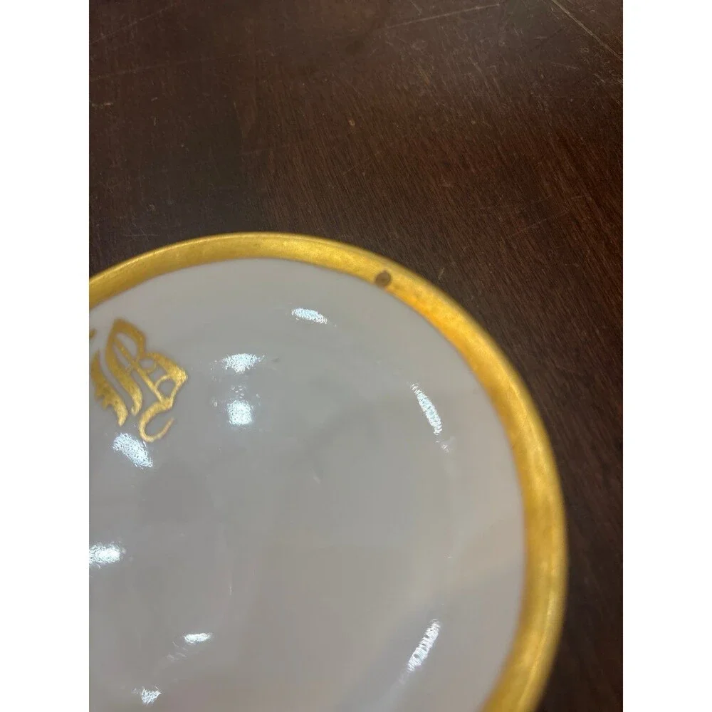 Antique D&C France Monogrammed Butter Pats